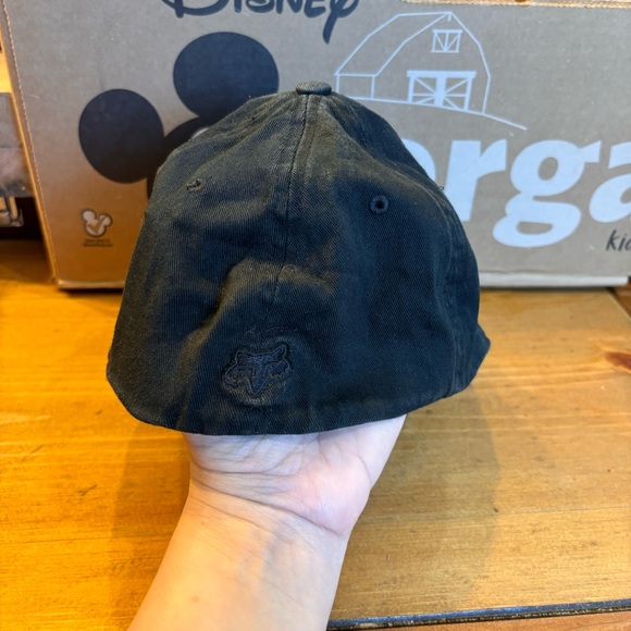 Fox Racing womens flex fit embroidered baseball hat cap black s/m - Picture 3 of 6